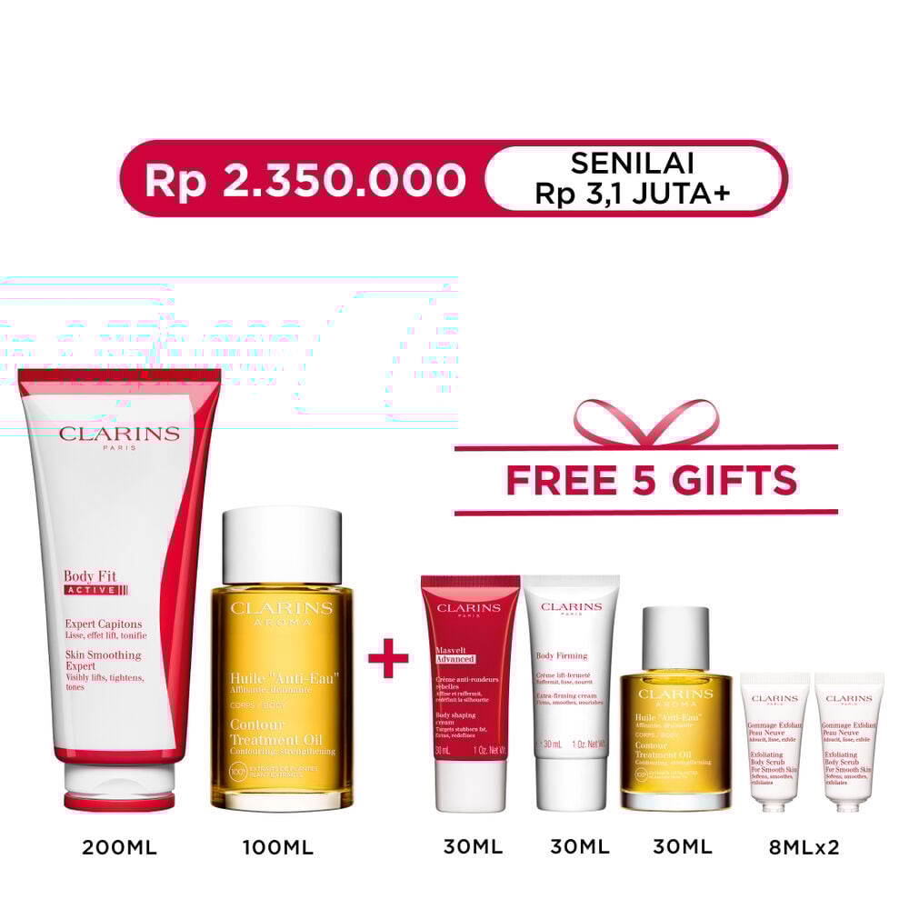 Body Fit Anti Cellulite (Anti Selulit) and Contour Oil Set