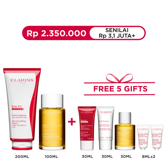 Body Fit Anti Cellulite (Anti Selulit) and Contour Oil Set