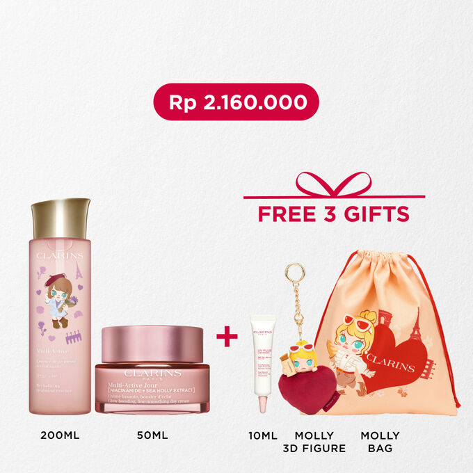 Multi-Active (Molly) Treatment Essence / Toner / Lotion & Moisturizing Day Cream (All skin types)