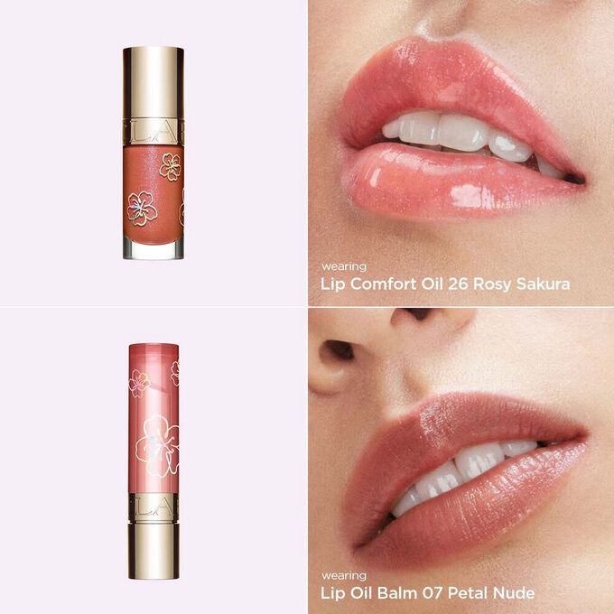 Duo Lip Balm & Lip Oil - Sakura Edition