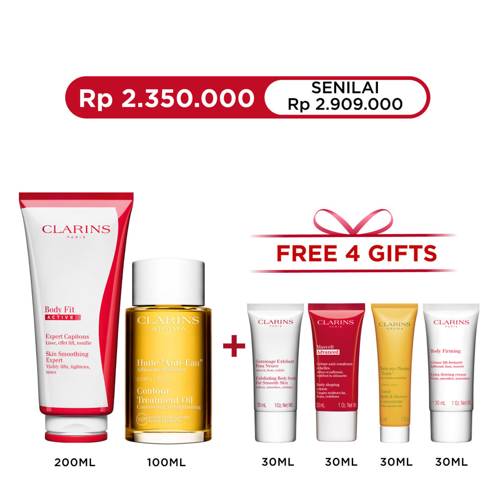 Body Fit Anti Cellulite (Anti Selulit) and Contour Oil Set