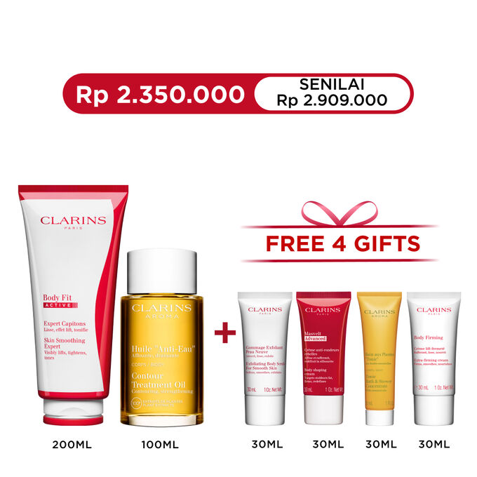 Body Fit Anti Cellulite (Anti Selulit) and Contour Oil Set