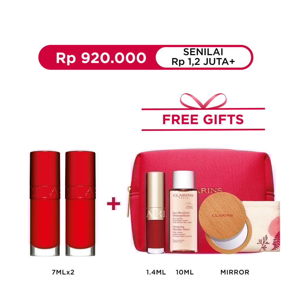Duo Lip Oil Iconic Red