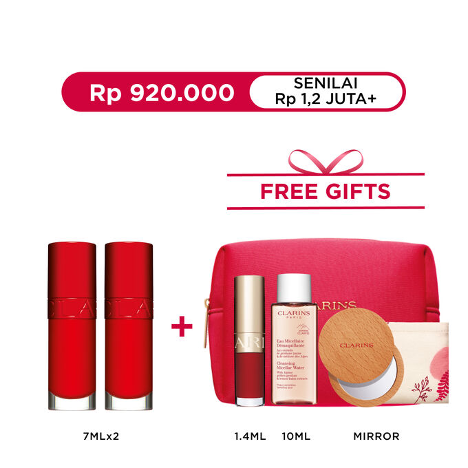 Duo Lip Oil Iconic Red