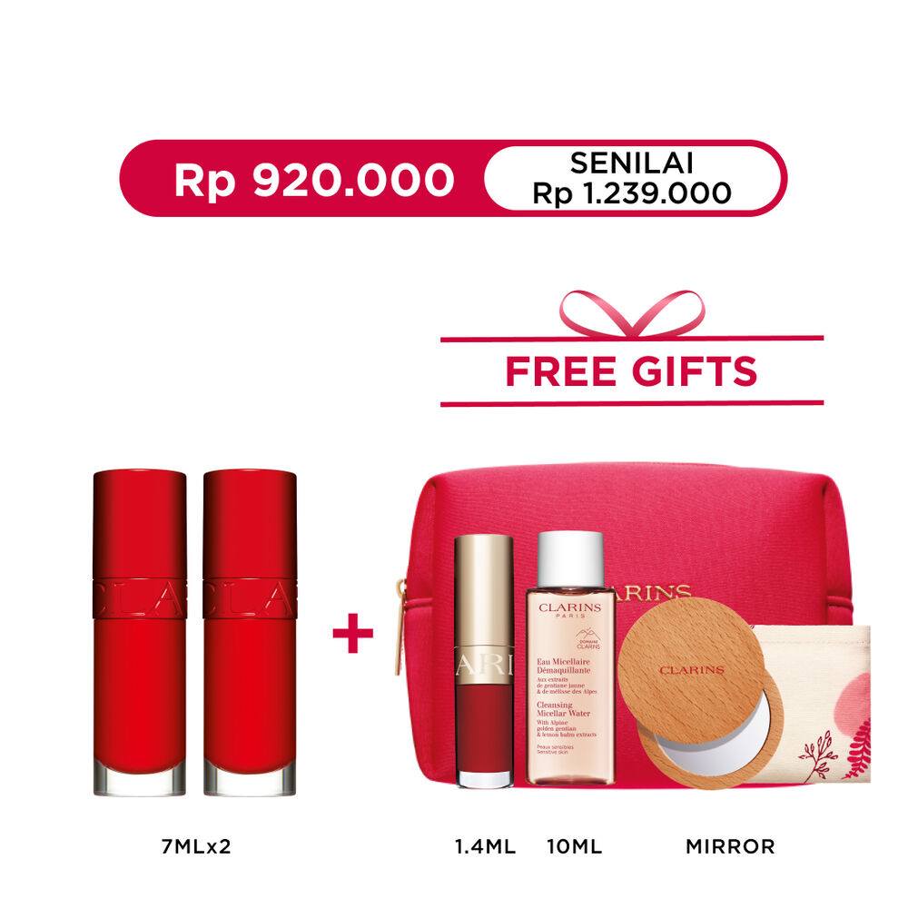 Duo Lip Oil Iconic Red
