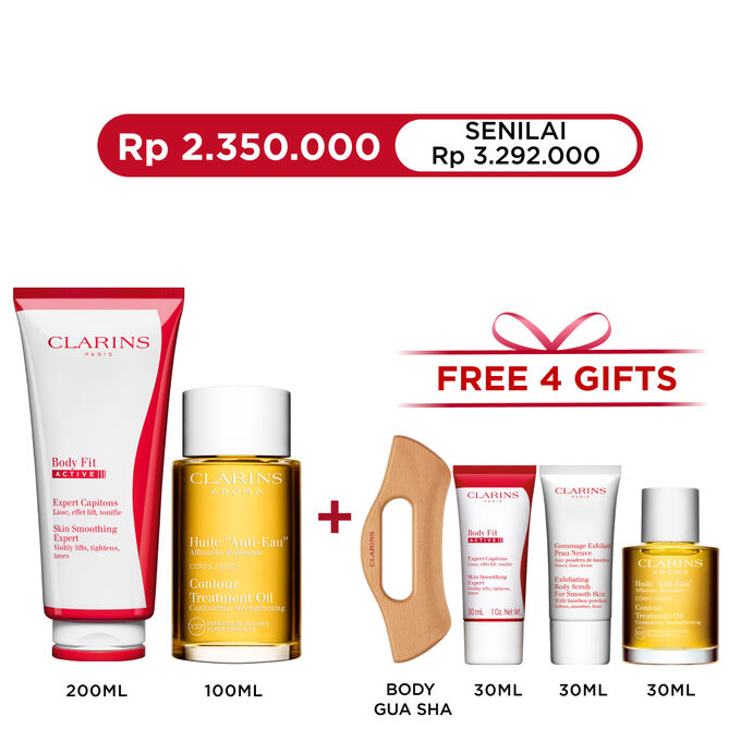 Body Fit Anti Cellulite (Anti Selulit) and Contour Oil Set