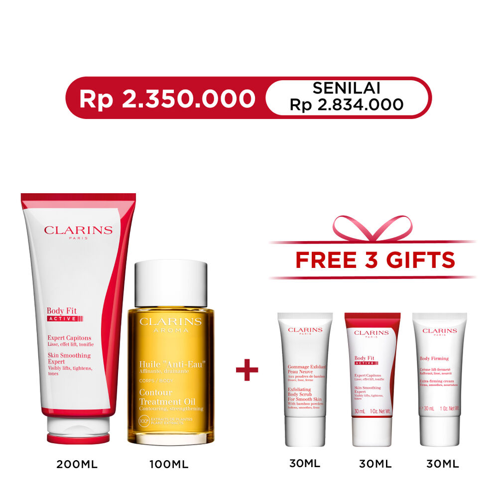 Body Fit Anti Cellulite (Anti Selulit) and Contour Oil Set