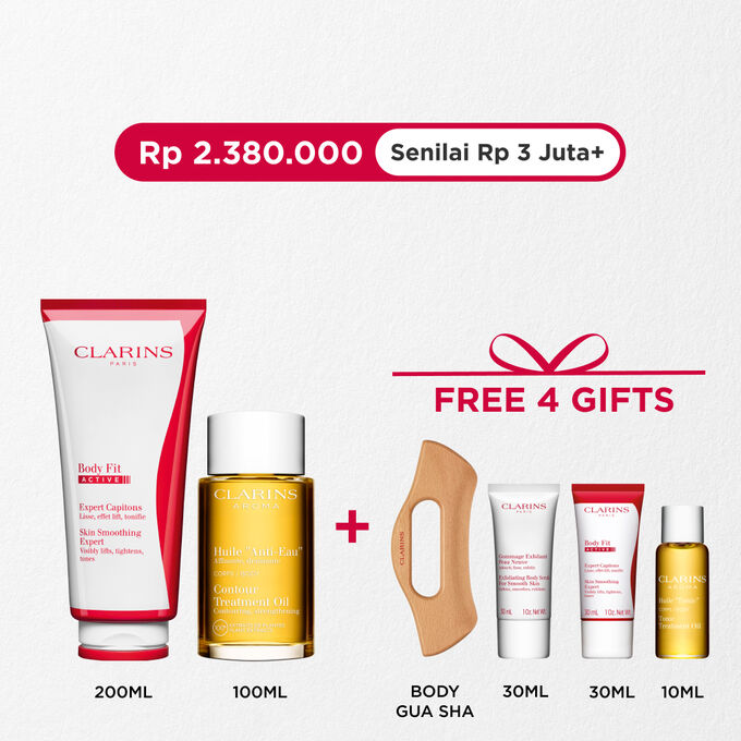 Body Fit Anti Cellulite (Anti Selulit) and Contour Oil Set