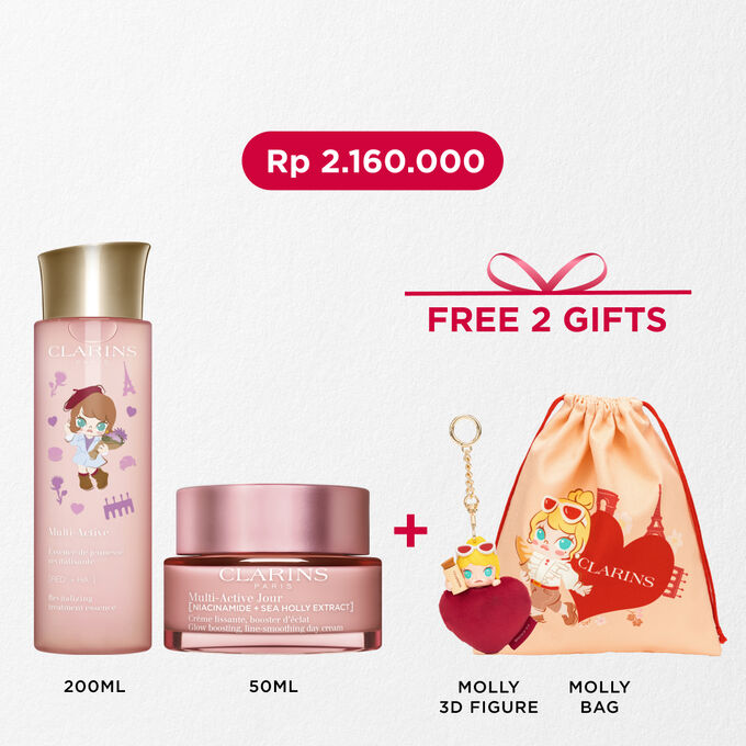 Multi-Active (Molly) Treatment Essence / Toner / Lotion & Moisturizing Day Cream (All skin types)