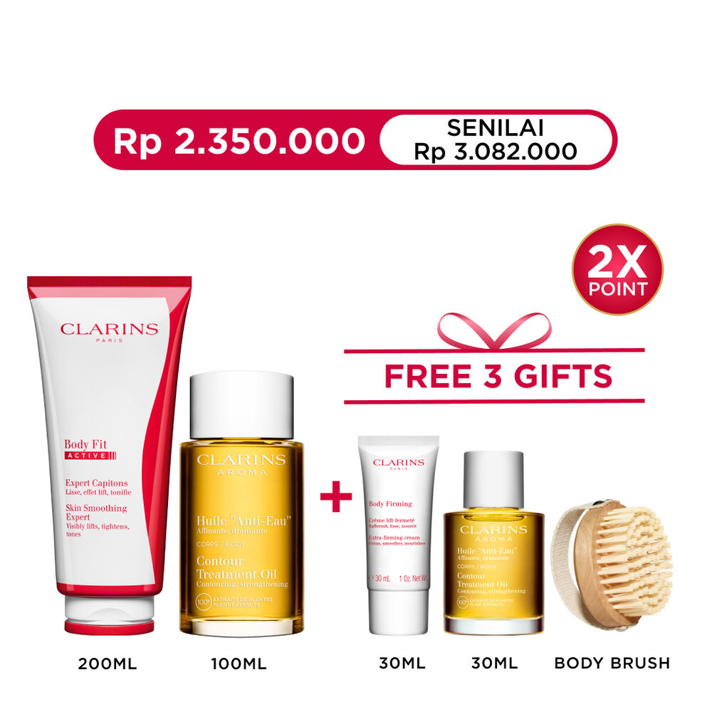 Body Fit Anti Cellulite (Anti Selulit) and Contour Oil Set