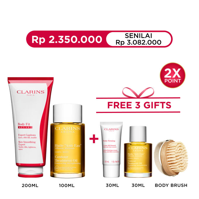 Body Fit Anti Cellulite (Anti Selulit) and Contour Oil Set