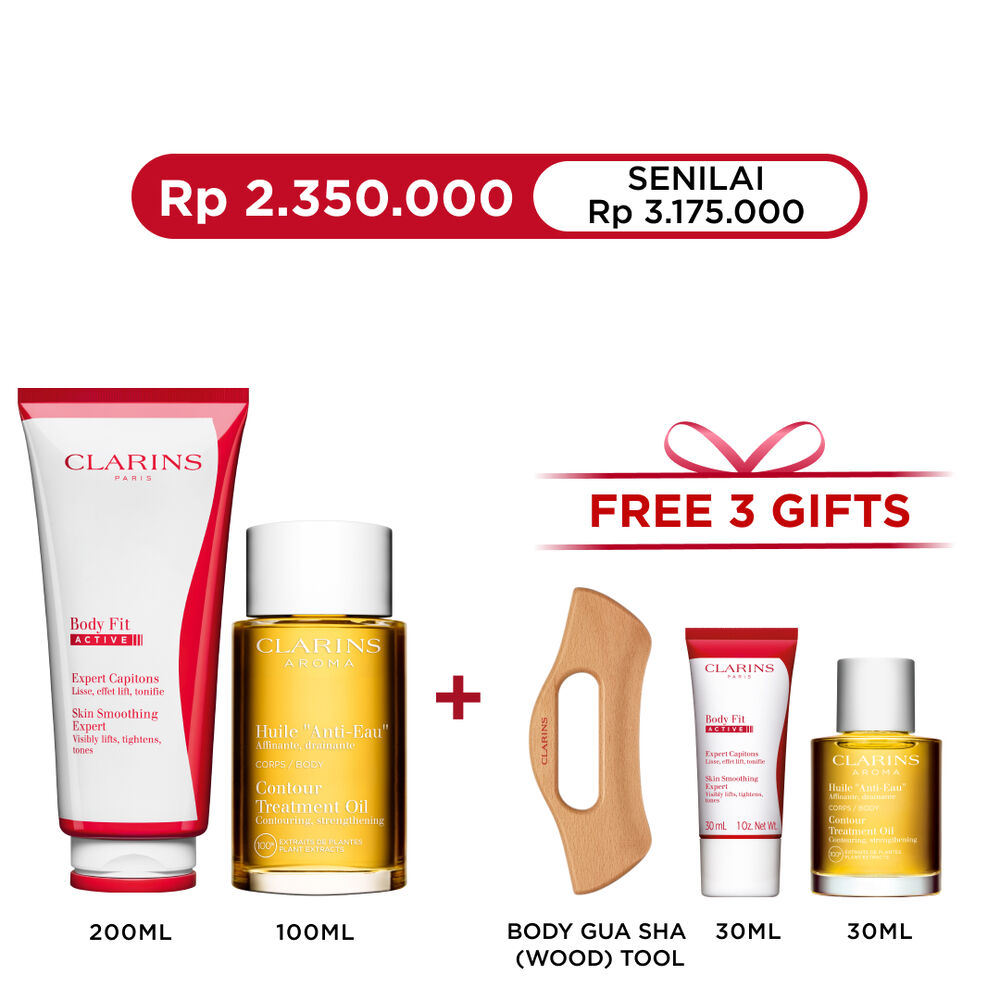Body Fit Anti Cellulite (Anti Selulit) and Contour Oil Set