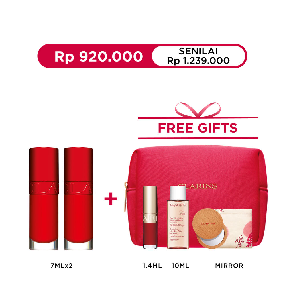 Duo Lip Oil Iconic Red
