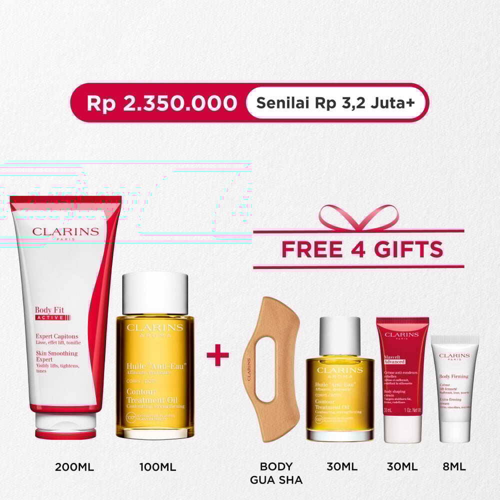 Body Fit Anti Cellulite (Anti Selulit) and Contour Oil Set