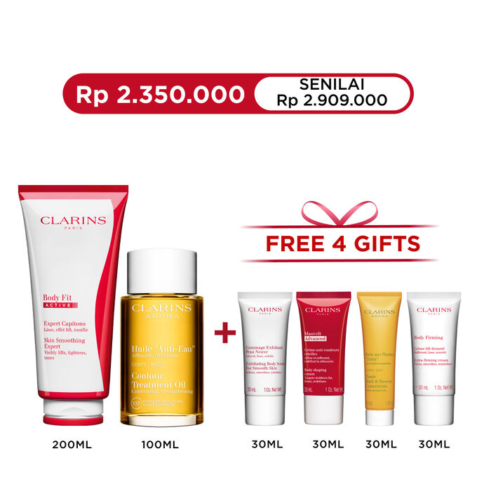 Body Fit Anti Cellulite (Anti Selulit) and Contour Oil Set