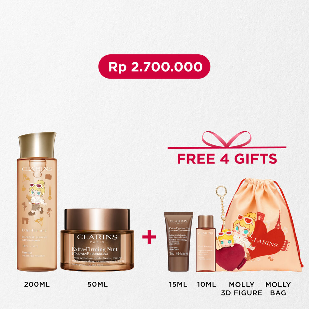 Extra-Firming (Molly) Treatment Essence / Toner / Lotion & Moisturizing [Collagen]3 Night Cream (All skin types)