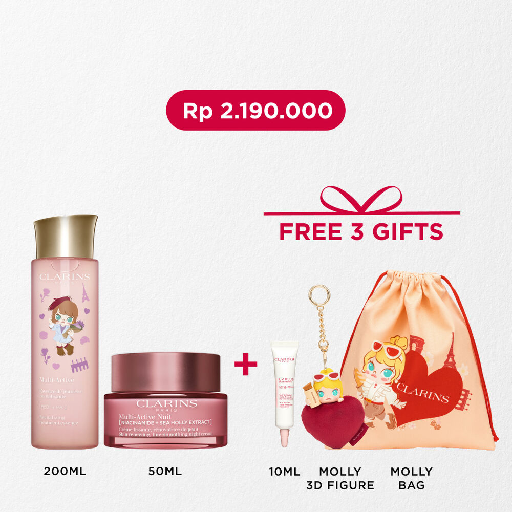 Multi-Active (Molly) Treatment Essence / Toner / Lotion & Moisturizing Night Cream (All skin types)