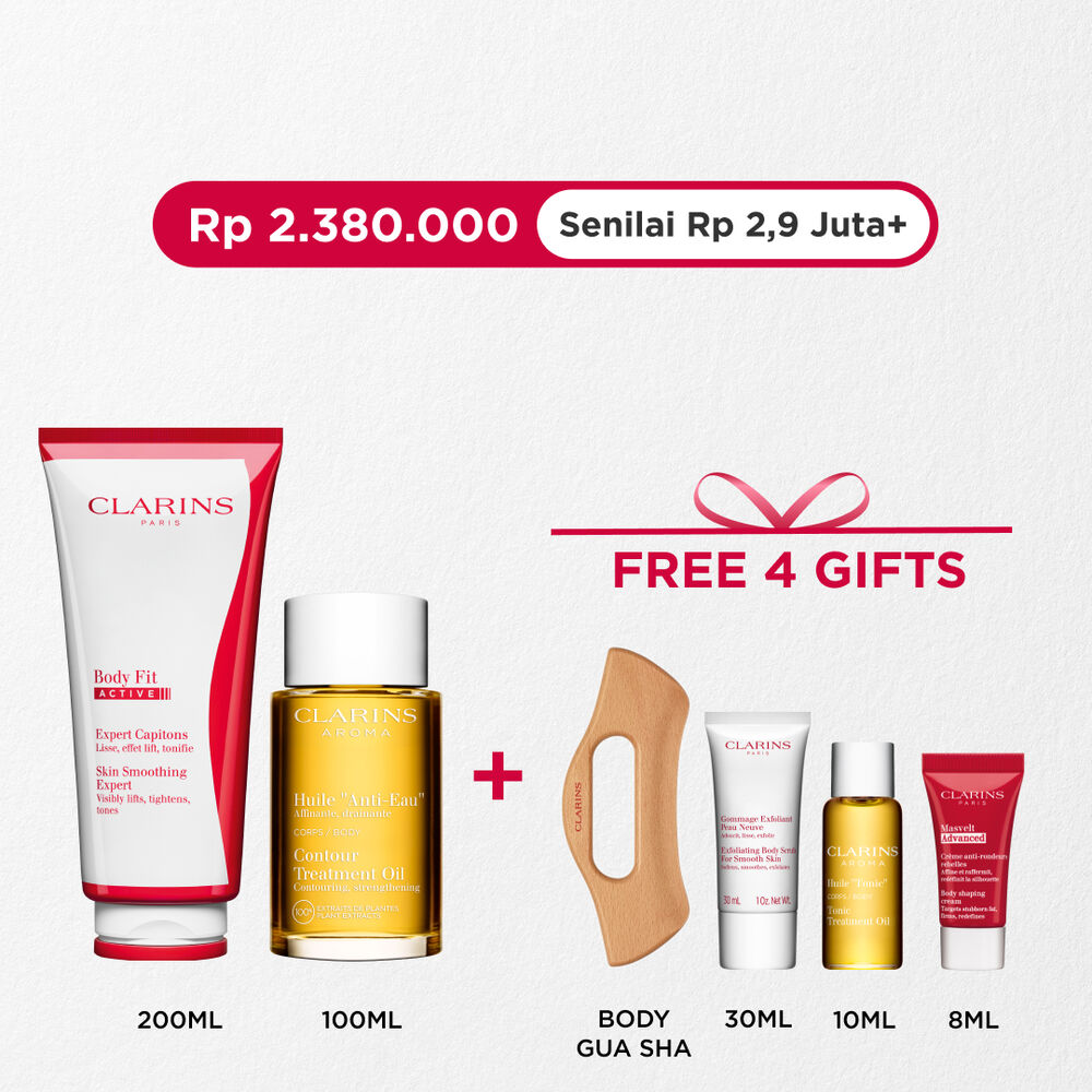 Body Fit Anti Cellulite (Anti Selulit) and Contour Oil Set