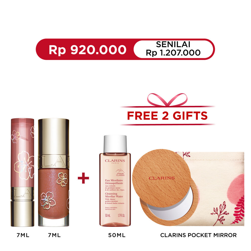 Duo Lip Balm & Lip Oil - Sakura Edition