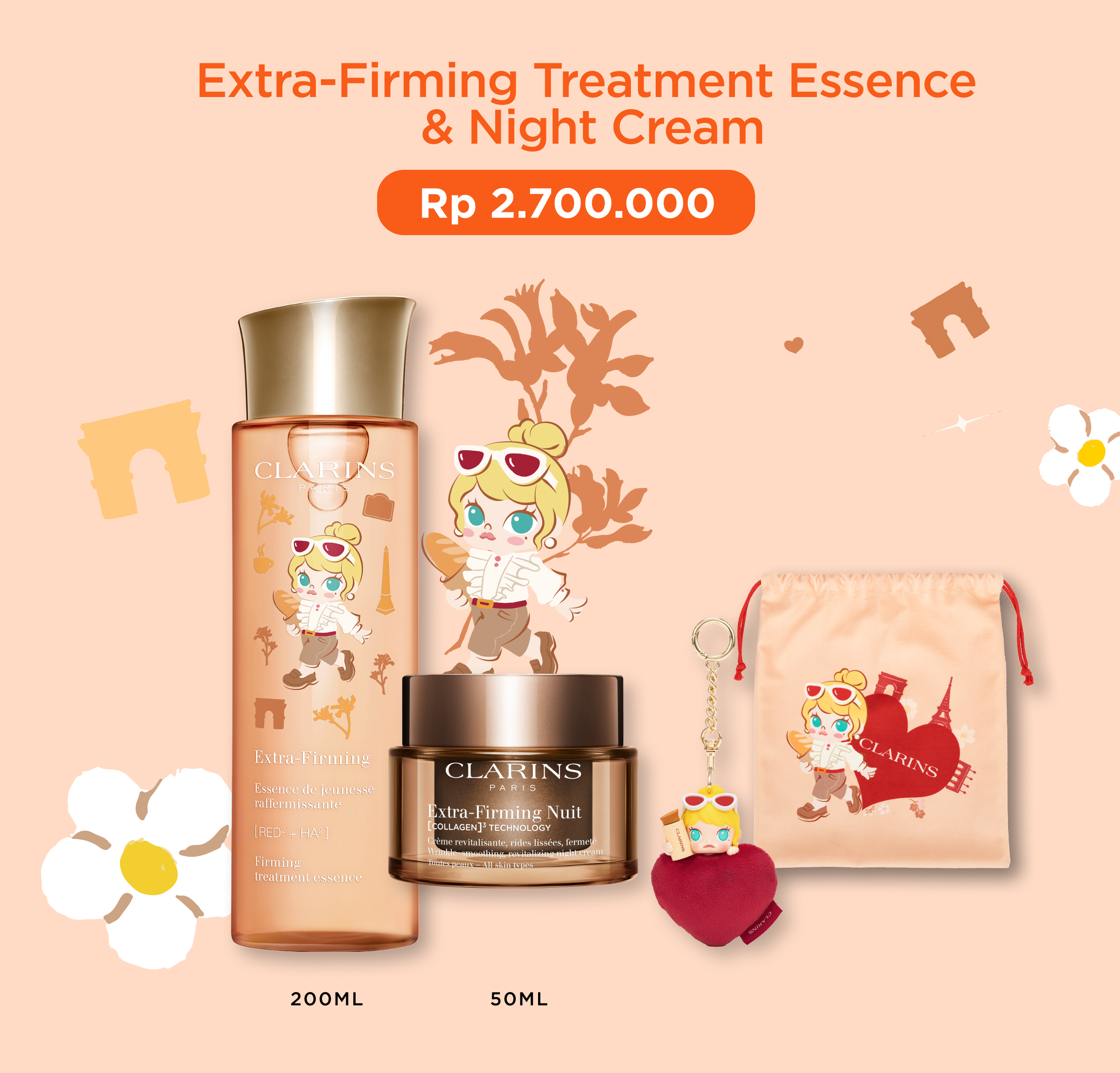Molly Treatment Essence dengan Night Cream